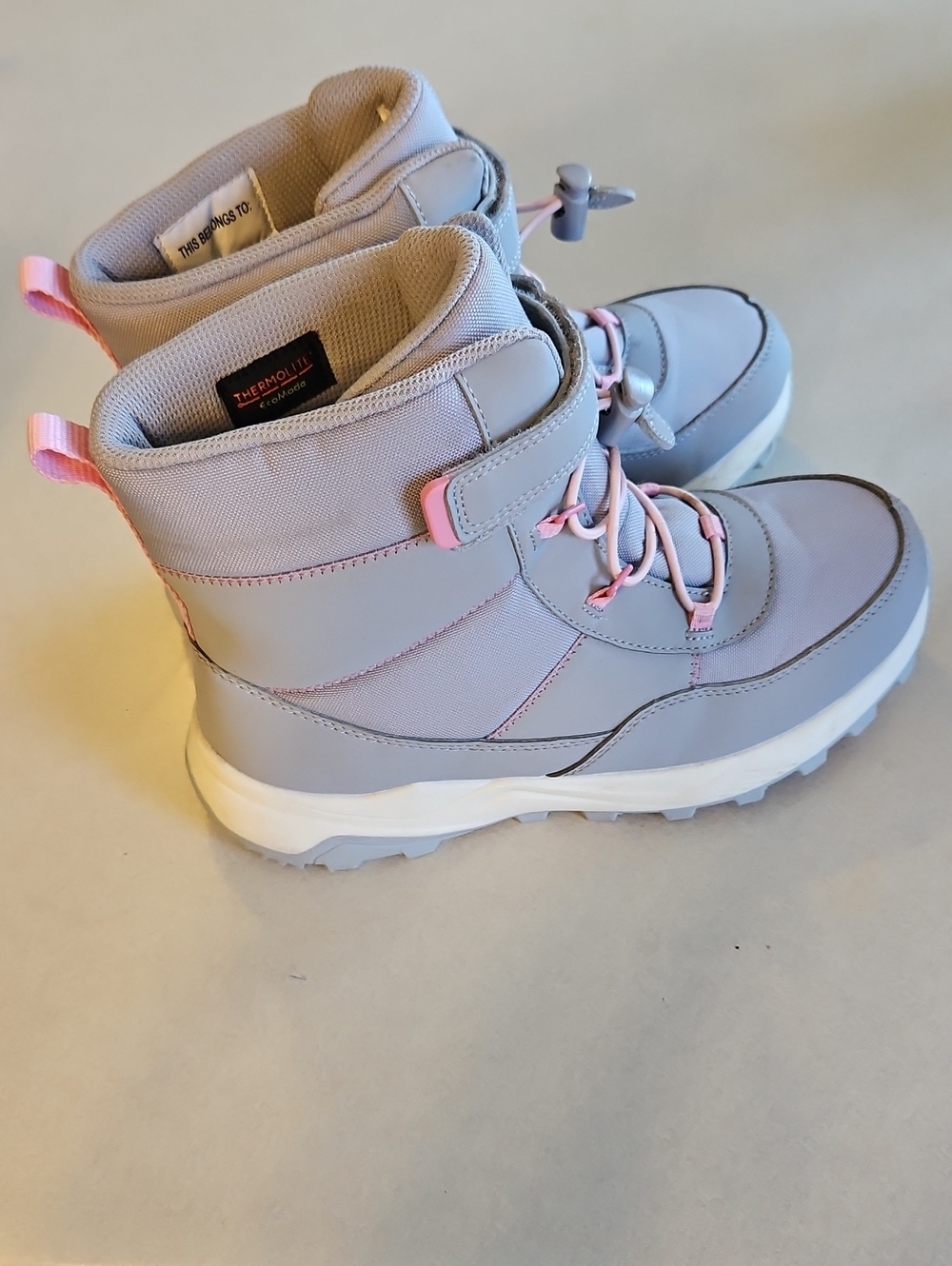 Grey Youth Snowboots